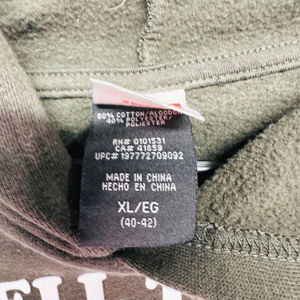 Marvel Deadpool Graphic Hoodie‎ Mens Charcoal Gray Pocket Dumb Idea Pullover XL - Picture 4 of 6